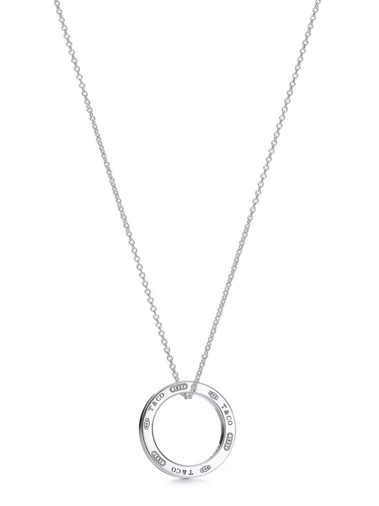 Tiffany & Co. Jewelry - Tiffany 1837 Circle Pendant Necklace in Silver